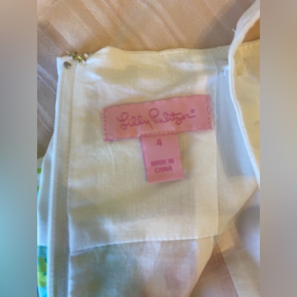 Lilly Pulitzer Yesenia Square One Sewn Patch Sleeveless Dress Size 4 - Picture 5 of 11